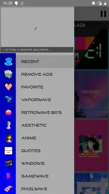 Vaporwave Wallpapers android App screenshot 0